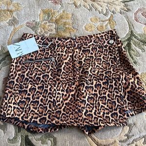Zara cheetah print skirt
